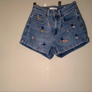 Pacsun Floral Mom Shorts